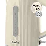 Breville Bold Vanilla Cream Electric Kettle | 1.7L | 3kW Fast Boil | Cream & Silver Chrome [VKT223] - Image 7