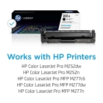 HP CF400X 201X High Yield Original LaserJet Toner Cartridge, Black, Single Pack - Image 9