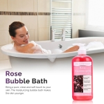 Spa Luxetique Bubble Bath, Foaming Bath with Epsom Salt, Chamomile Rose and Lavender Scent Bathing Set, 3 Pack 49.8 fl oz Christmas Gifts Set for Women and Men - Image 7