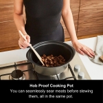 Morphy Richards 3.5L Sear & Stew Slow Cooker, Shatter Resistant Aluminium Pot, 3 Heat Settings, Hob Proof, Easy Clean, 163W, Black, 460012 - Image 11