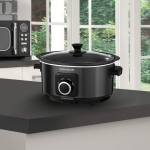 Morphy Richards 3.5L Sear & Stew Slow Cooker, Shatter Resistant Aluminium Pot, 3 Heat Settings, Hob Proof, Easy Clean, 163W, Black, 460012 - Image 6
