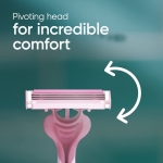 Gillette Simply Venus 3 Women's Disposable Razors with Lubricating Strip, 4+2 Free - Image 5