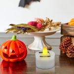 Hugsweet Solar Candles Outdoor Waterproof - Reusable LED Candle Flameless Flicker - Fake Candles for Outdoor Use, Waterproof Dusk to Dawn Lighting Sensor for Party Home Decorations - Image 2