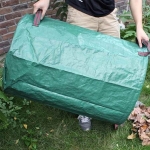 Ram® Heavy Duty Garden Waste Bags - 272 Litre - 3 Sacks - Industrial Handles & Fabric - Garden/Green Waste Sacks - Reusable - Image 2