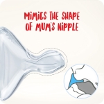 NUK First Choice+ Teats for Baby Bottles | 6-18 Months | Flow Control | Anti-colic Vent | BPA-free | 2 Count - Image 4