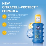 NIVEA SUN Protect & Moisture Sun Spray SPF 30 (200 ml), Moisturising Suncream Spray with SPF 30, Advanced Sunscreen Providing Immediate UVA + UVB Protection, Fast-Absorbing No White Cast Formula - Image 6