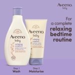 Aveeno Baby Calming Comfort Bedtime Bath and Wash (1 x 250ml), Tear-Free and Soap-Free Baby Wash with Gentle Lavender & Vanilla Scent, Gently Cleanses Skin Before Bedtime, for Delicate Skin - Image 2