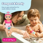 BABY born Splish Splash Emma, Interactive Bath Time Toy Swimming Emma with Wind Up Mechanism, Colourful Toddler Bath Toy, Sensory Fun and Development, 839133 Zapf Creation, Pink - Image 4