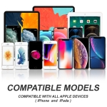 Lightning iPhone Charger Cable, iSOUL 15CM Short Braided USB Cord for iPhone 13/12/11/Pro/XS/Max/XR/X/10/8/7/6s Plus, iPad Air/Pro/Mini, iPod [Ultra Fast Sync & Charging] - Image 2