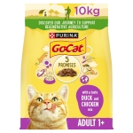 GO-CAT Chicken and Duck Dry Cat Food 10kg
