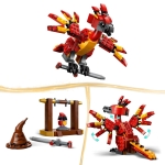 LEGO Harry Potter Fawkes: Dumbledore’s Phoenix Toy – Play & Display Bird Figure – Incl. Sorting Hat & Sword of Gryffindor – Birthday Gift for 8+ Year Old Girls & Boys - 76448 - Image 9