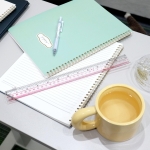 Quanerba A4 Wirebound Notebook 3 Pack Spiral Lined Paper, Exercise Campus notebook-120 Pages/60 Sheets 8.5 x 11 Inches (21 x 28 cm), White Blue Green - Image 2