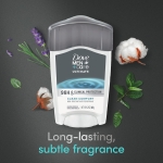 DOVE MEN + CARE Clinical Protection Antiperspirant Clean Comfort Stick for Men 96-Hour Sweat and Odor Protection Clinical Strength Antiperspirant with 1/4 Moisturizing Cream 1.7 oz - Image 4