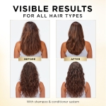 Pantene Shampoo & Conditioner Set, Daily Moisture Renewal - Pro-V Nutrients for Dry, Color-Treated, Straight to Curly Hair, 72-Hour Hydration & Softness, 52.8 Oz Total + Miracle Rescue Shot (0.5 Oz) - Image 11