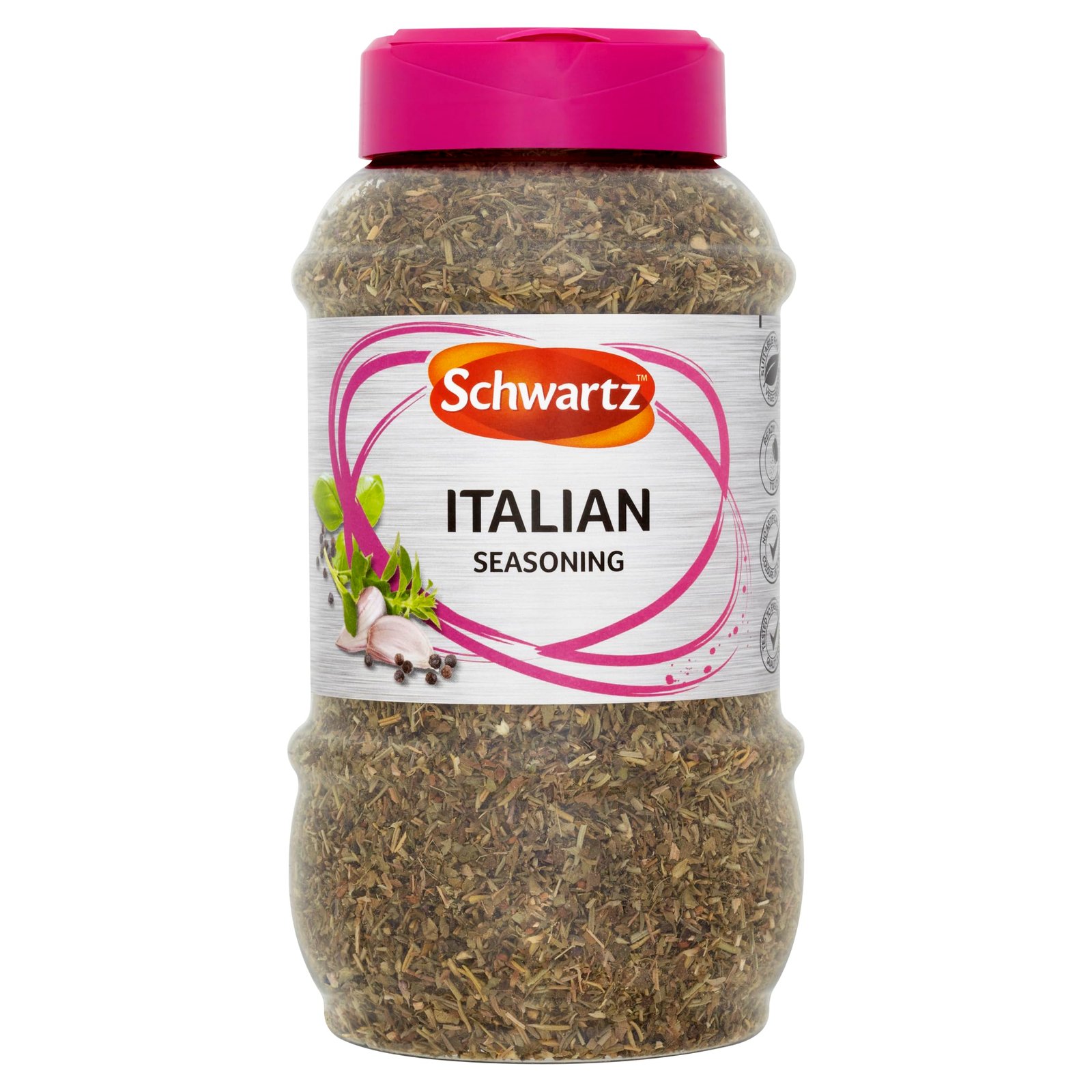 Schwartz Italian Herbs, Italian Seasoning Blend with Basil, Oregano, Rosemary and Thyme, Dried Herbs and Spices for Italian Cooking, Mixed Herbs Great for Fresh Pasta and Pizza Sauce, 0.19 kg