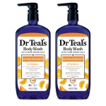 Dr Teal's Glow & Radiance with Vitamin C & Citrus Essential Oils Body Wash 24oz Pack of 2