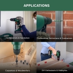 Bosch 50-Pieces X-Line Titanium Drill and Screwdriver Bit Set (for Wood, Masonry and Metal, Accessories Drills) - Image 2