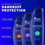 Head & Shoulders Clinical Strength Dandruff Shampoo and Conditioner Set, Dry Scalp Relief, Up to 100% Flake Protection, Selenium Sulfide Formula, 13.5 & 9.1 Fl Oz, 2 Pack - Image 3