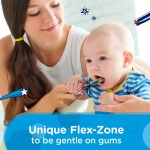 Aquafresh Milk Teeth Baby Toothbrush, Specially Designed for Children aged 0-2 by Dental Experts, Toddler Toothbrush in Plastic-free Packaging, Extra Soft Bristles - Assorted (Random) Color - Image 6