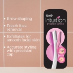 WILKINSON SWORD - Intuition Eyebrow Shaper for Women | Facial Hair Remover and Trimmer | Exfoliating Dermaplaning Tool | Pack of 3 Disposable Razors - Image 7