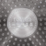 Tower T81507 Essentials Induction Pot Set, Non Stick Ceramic Coating, Easy to Clean, Dishwasher Safe, Black, 3 Piece, 16/18/20 cm - Image 6