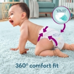 Pampers Premium Protection Nappy Pants Size 6, 132 Nappies, 14kg-19kg, Monthly Pack, With 360° Fit and Ultra-Soft Materials for Our Best Comfort & Protection - Image 8