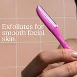 WILKINSON SWORD - Intuition Eyebrow Shaper for Women | Facial Hair Remover and Trimmer | Exfoliating Dermaplaning Tool | Pack of 3 Disposable Razors - Image 3