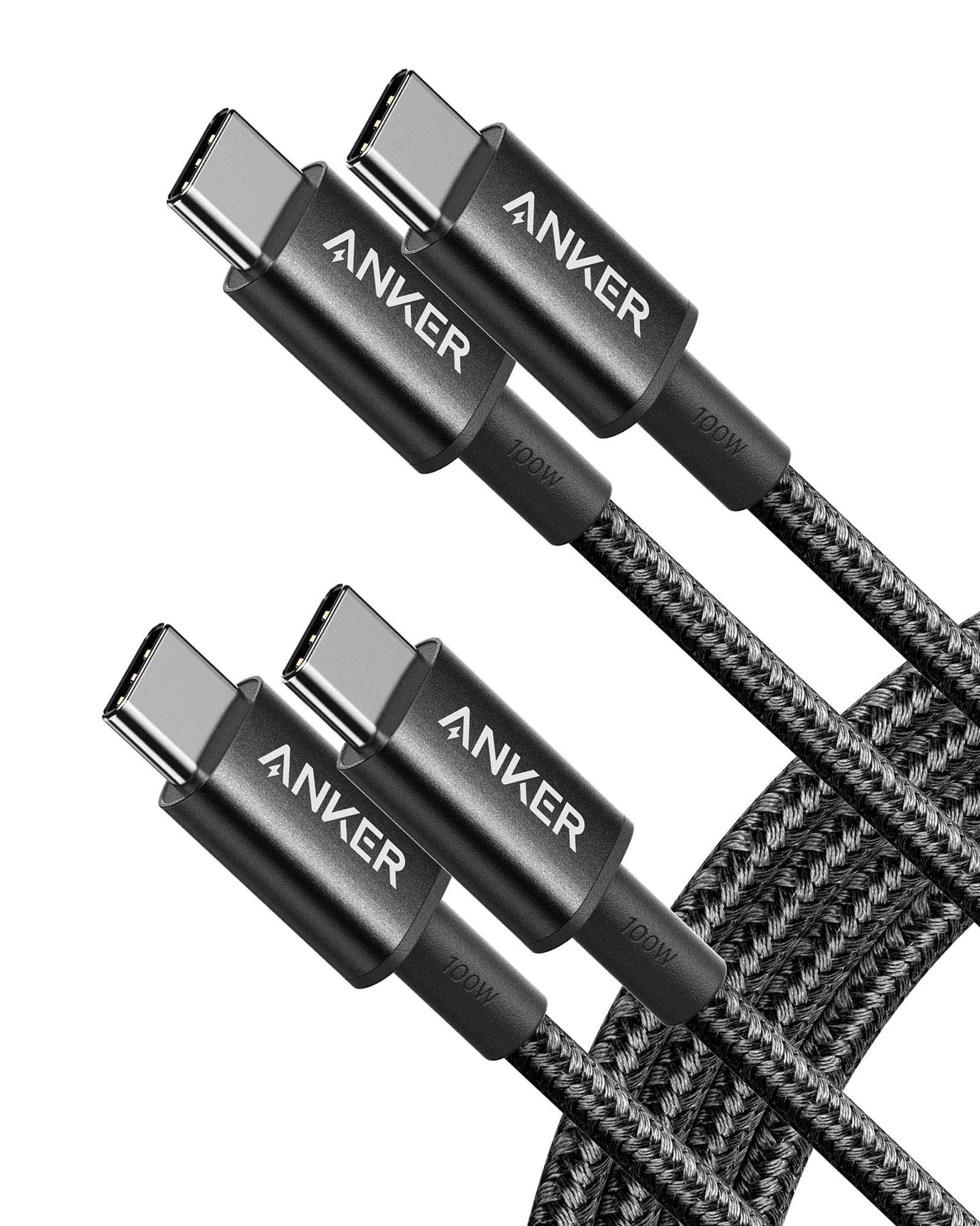 81NNdgl36mL.jpg Anker 333 USB C to USB C Charger Cable (6ft 100W, 2-Pack), USB 2.0 Type C Charging Cable Fast Charge for MacBook Pro 2020, iPad Pro 2020, iPad Air 4, Samsung Galaxy S21, Pixel, Switch, LG, and More - Image 1