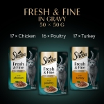 Sheba Cat Wet Food - Fresh and Fine - Cat Pouches Poultry in Gravy - 50 x 50 g Pack - Image 8