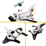 LEGO 31134 Creator 3 in 1 Space Shuttle Toy to Astronaut Figure to Spaceship, Building Toys for Kids, Boys, Girls Aged 6 and up, Creative Gift Idea - Image 8
