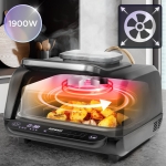 Duronic Air Fryer Health Grill FG19, Air Fryers Grill for Cooking Chips, Grilling Chicken Vegetables, Baking Pies Cookies, Electric Airfryer Oven, Indoor BBQ Grilling, Dinner Parties - Image 6