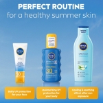 NIVEA SUN Protect & Moisture Sun Spray SPF 30 (200 ml), Moisturising Suncream Spray with SPF 30, Advanced Sunscreen Providing Immediate UVA + UVB Protection, Fast-Absorbing No White Cast Formula - Image 3