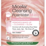 Garnier Micellar Rose Cleansing Water, Gentle face Cleanser & Makeup Remover, Hypoallergenic. Vegan Formula, Suitable For Dull And Sensitive Skin, Glow Boosting Formula, Dermatologically Tested, 700ml - Image 7