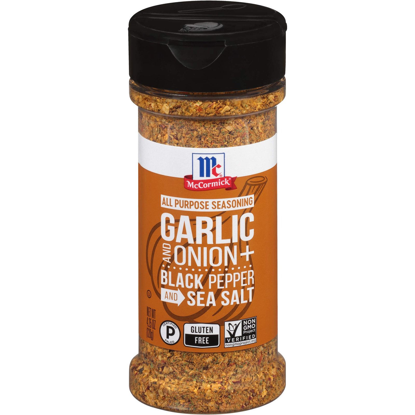 McCormick Garlic Onion Black Pepper And Sea Salt All Purpose Seasoning 120g