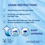 CATSAN - Hygiene Plus Non-Clumping Adult Cat Litter and Kitten Litter - 20L - 100% Natural and Absorbent - Image 6