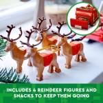 LEGO Santa’s Sleigh Set, Building Toy for Kids with Minifigure, Reindeer Figures and Guitar, Stocking Filler Idea or fun Christmas Decoration, Gift for 9 Plus Year Old Boys and Girls 40499 - Image 6