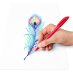 STAEDTLER 4320 MC10 Stick Rainbow Ballpoint Pen - Assorted Colours (Pack of 10) - Image 4