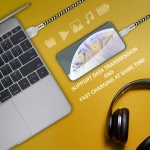 Lightning iPhone Charger Cable, iSOUL 15CM Short Braided USB Cord for iPhone 13/12/11/Pro/XS/Max/XR/X/10/8/7/6s Plus, iPad Air/Pro/Mini, iPod [Ultra Fast Sync & Charging] - Image 5