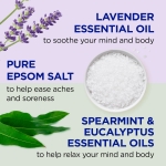 Dr Teal's Pure Epsom Salt, Lavender & Eucalyptus Duo Bundle, 3 lbs (Pack of 2) - Image 9