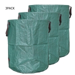 Ram® Heavy Duty Garden Waste Bags - 272 Litre - 3 Sacks - Industrial Handles & Fabric - Garden/Green Waste Sacks - Reusable - Image 6