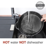 FRESH AUSTRALIAN KITCHEN Pre-Seasoned Cast Iron Skillet Frying Pan 30cm (12 Inch) Oven Safe Cookware, Perfect Camping Fry Pan, Indoors and Outdoor Pan. - Image 3