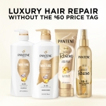 Pantene Shampoo & Conditioner Set, Daily Moisture Renewal - Pro-V Nutrients for Dry, Color-Treated, Straight to Curly Hair, 72-Hour Hydration & Softness, 52.8 Oz Total + Miracle Rescue Shot (0.5 Oz) - Image 8