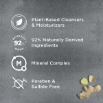 DOVE MEN + CARE 2-in-1 Shampoo + Conditioner Ginger & Coconut Oil for Hydrated Hair, +Mineral Complex, 17.5 oz - Image 3