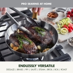 GreenPan Stainless Steel Tri-Ply Reserve 10 Piece Cookware Pots and Pans Set, Multiclad, PFAS-Free, Induction, Oven & Broiler Safe to 600°F, Heat Responsive Core, Dishwasher Safe, Glass Lids - Image 7