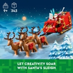 LEGO Santa’s Sleigh Set, Building Toy for Kids with Minifigure, Reindeer Figures and Guitar, Stocking Filler Idea or fun Christmas Decoration, Gift for 9 Plus Year Old Boys and Girls 40499 - Image 9